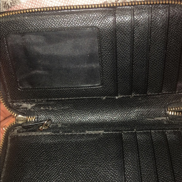 Black Coach Logo Wristlet - Picture 4 of 5